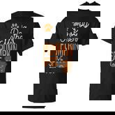 Dog Mother And Pumpkin Spice Halloween Day Retro Halloween T-shirt