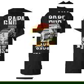 Grandpa Saurus Dinosaur Grandpasaurus Matching Rex T-shirt