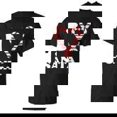 I Heart Santa Candy Cane T-Shirt T-Shirt