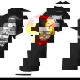 Kawaii Ramen Cat Japanese Neko Noodle Vintage Anime V3 T-shirt