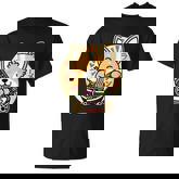 Kawaii Ramen Cute Anime Dog Corgi Japanese Noodles Drk T-shirt