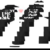 I Love Hot Dads I Heart Hot Dads Love Hot Dads T-shirt