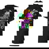 Mardi Gras Mardi Gras 2022 Beads Mask Feathers V2 T-shirt