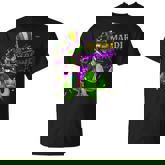 Mardi Gras Dabbing Rex Dinosaur Mardi Grawr Bead Costume T-shirt