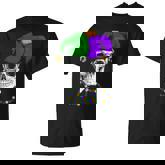 Mardi Gras Skull Jester Hat T-shirt