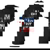 Pro Second Amendment Gun Rights Ban Idiots Not Guns T-shirt