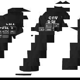 Sorry I Dgaf Hidden Message Guitar Chords T-shirt