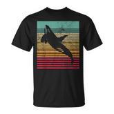 Whale Orca Retro Style Novelty Vintage T-shirt