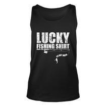 Lucky Fishing Do No Wash Funny Fishing Vintage Graphic Design Printed  Casual Daily Basic Unisex Tank Top - Thegiftio