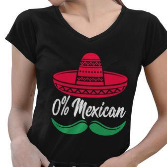 0 Mexican Cinco De Drinko Party Funny Cinco De Mayo Women V-Neck T-Shirt - Monsterry CA