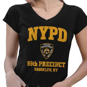 99Th Precinct Brooklyn Ny Women V-Neck T-Shirt - Monsterry AU
