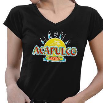 Acapulco Women V-Neck T-Shirt - Monsterry UK