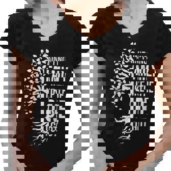 Aint No Family Like The One I Got For Family Women V-Neck T-Shirt - Thegiftio