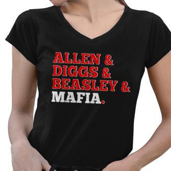 Allen Diggs Beasley Mafia Buffalo New York Football Women V-Neck T-Shirt - Monsterry AU