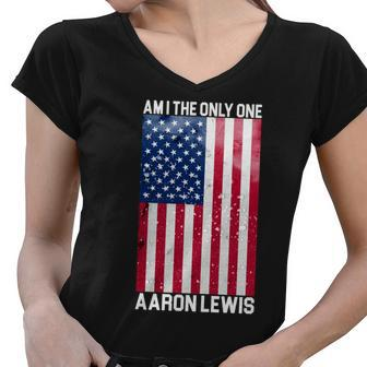 Am I The Only One Aaron Lewis Tshirt Women V-Neck T-Shirt - Monsterry AU