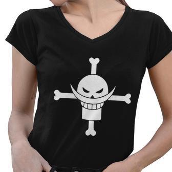 Anime One Piece V2 Women V-Neck T-Shirt - Monsterry CA