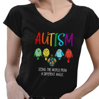 Autism Awareness Autism Support Men V2 Women V-Neck T-Shirt - Monsterry CA