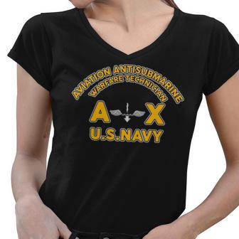 Aviation Antisubmarine Warfare Technician Ax Women V-Neck T-Shirt - Monsterry UK