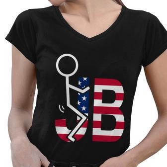 Bareshelves Fjb Republican Politics Women V-Neck T-Shirt - Monsterry