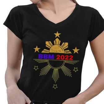 Bbm 2022 Bongbong Marcos Philippines Choice Tiger Of North Tshirt Women V-Neck T-Shirt - Monsterry