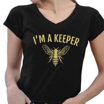 Beekeeper Im A Bee Keeper Women V-Neck T-Shirt - Monsterry DE