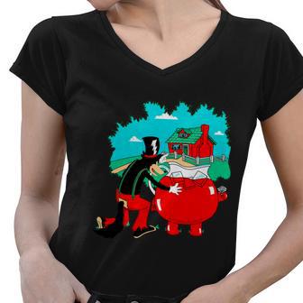 Big Bad Wolf Kool Aid Tshirt Women V-Neck T-Shirt - Monsterry