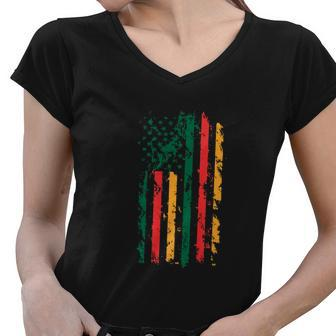 Black Human Rights Juneteenth 2022 Day Gift Birthday V12 Women V-Neck T-Shirt - Thegiftio UK