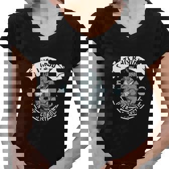 Body Under Construction Gym Gymnastics World Women V-Neck T-Shirt - Monsterry