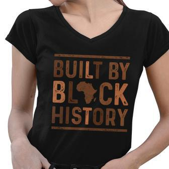 Built By Black History Women V-Neck T-Shirt - Monsterry UK
