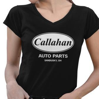 Callahan Auto Funny Women V-Neck T-Shirt - Monsterry