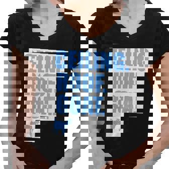 Ceiling Roof Goat The Ceiling Is The Roof The Goat Of Basketball Women V-Neck T-Shirt - Monsterry