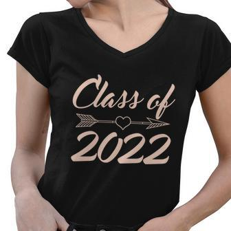 Class Of 2022 Seniors Women V-Neck T-Shirt - Monsterry DE
