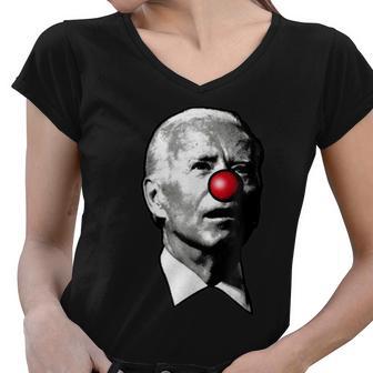 Clown Show Joe Funny Joe Biden Is A Democratic Clown Tshirt Women V-Neck T-Shirt - Monsterry DE