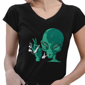 Cool Aliens Tshirt Women V-Neck T-Shirt - Monsterry AU