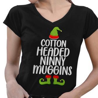 Cotton Headed Ninny Muggins Tshirt V2 Women V-Neck T-Shirt - Monsterry