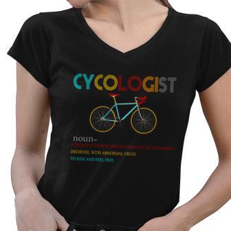 Cycopath Cycling Women V-Neck T-Shirt - Monsterry DE