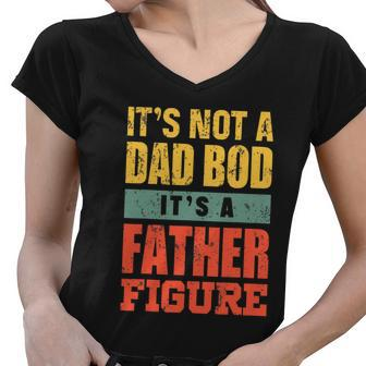 Dad Bod Shirts For Men Funny Father Figure Fathers Day Graphic Design Printed Casual Daily Basic Women V-Neck T-Shirt - Thegiftio UK