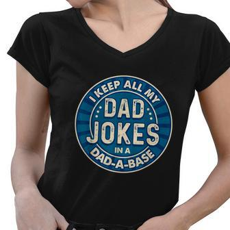 Dad Shirts For Men Fathers Day Shirts For Dad Jokes Funny Graphic Design Printed Casual Daily Basic V2 Women V-Neck T-Shirt - Thegiftio UK