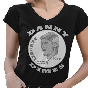 Danny Dimes V2 Women V-Neck T-Shirt - Monsterry AU