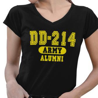 Dd-214 Us Army Alumni Tshirt Women V-Neck T-Shirt - Monsterry UK