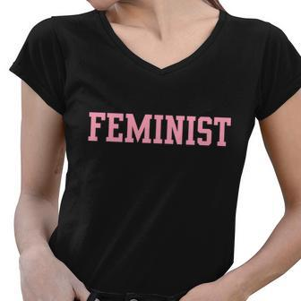Feminist V2 Women V-Neck T-Shirt - Monsterry DE