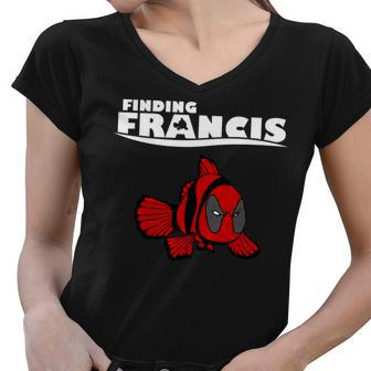 Finding Francis Movie Parody Tshirt Women V-Neck T-Shirt - Monsterry