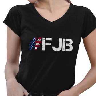 Fjb F Joe Biden Fjb Women V-Neck T-Shirt - Monsterry CA