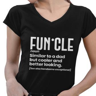 Funcle Tshirt Women V-Neck T-Shirt - Monsterry CA