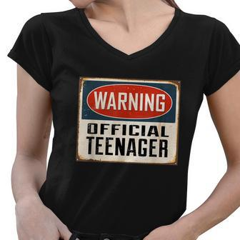 Gifts For 13 Year Old Boy Girls Birthday Official Nager Women V-Neck T-Shirt - Monsterry