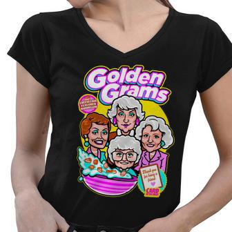 Golden Grams Cereal Tshirt Women V-Neck T-Shirt - Monsterry UK