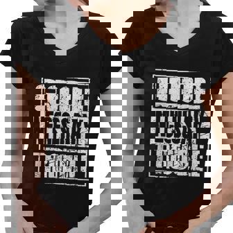 Good Necessary Trouble Retro Vintage Civil Rights Gift Tshirt Women V-Neck T-Shirt - Monsterry