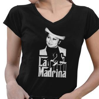 Griselda Blanco The Godmother La Madrina Women V-Neck T-Shirt - Thegiftio