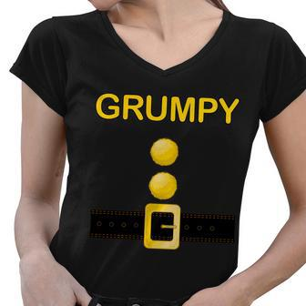 Grumpy Dwarf Costume Tshirt Women V-Neck T-Shirt - Monsterry DE
