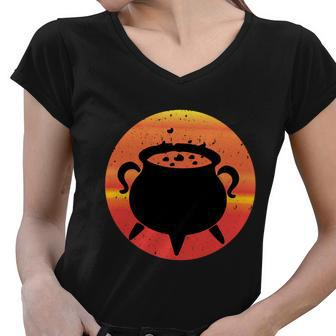 Halloween Potion Funny Halloween Quote Women V-Neck T-Shirt - Monsterry AU